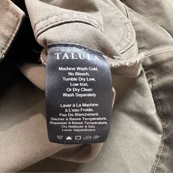 Aritzia Talula Wessex Canvas Jacket Green Utility Boxy Army Style Jacket Small - Picture 10 of 10